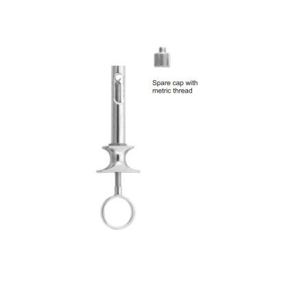 Spare cap with metric thread